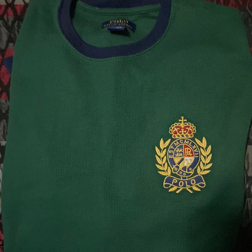 Polo - Ralph Lauren waffle Mens sleep shirt